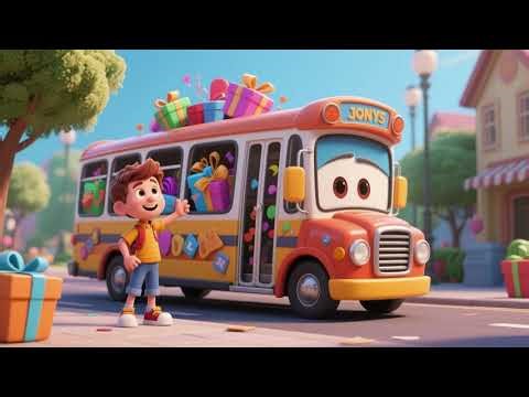 Johny and the Bus of Surprises | Nursery Rhymes & Kids Songs