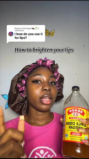 Brighten Lips Naturally with Apple Cider Vinegar