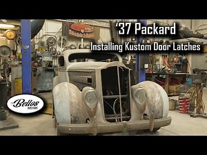 1937 Packard - Installing Kustom Door Latches