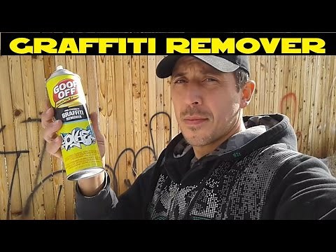 How to remove Graffiti easy with GOOF OFF