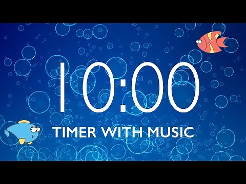10 Minute Classroom Homework Timer with Music & Alarm ⏰