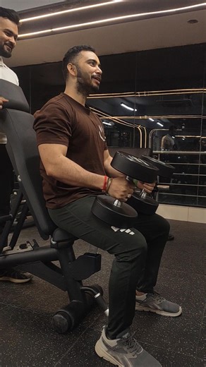 Shoulder Exercise today 💪| havy wait | #shorts