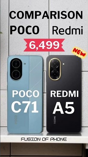 Redmi A5 vs POCO C71 | Best Smartphone Under ₹7000? | Budget Phone Comparison!