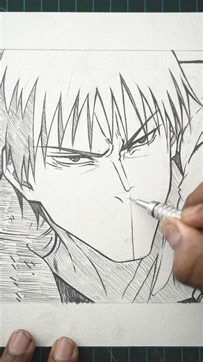 drawing Toji Fushiguro
