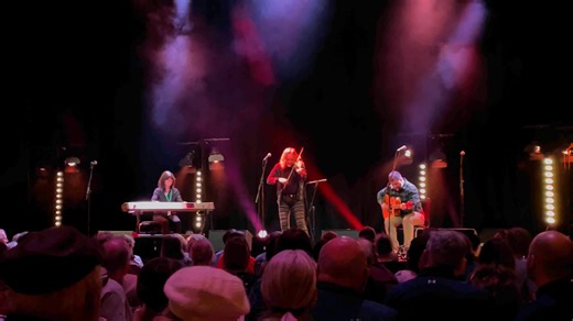 Canadian fiddler Richard Wood was one of the stars of night one of Shetland Folk Festival at Mareel, alongside Bryan Gear, Kansa and Margo Cilker. | Shetland News