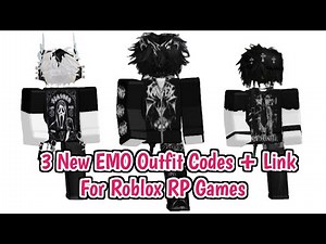 [3 New] Emo Outfits ID Codes + Links For Boys For Brookhaven RP, Berry Avenue And Bloxburg (Part 20)