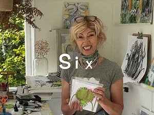 Making unique hand painted cards; pros and cons. Using my paintings for inspiration.