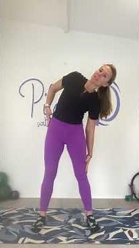 Pilates - Side Stretch - Side Reach Down. Lengthen and release those sides