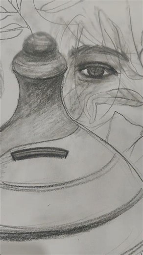 emotions piggie bank( visual emotionism drawing) #youtubeshorts #art