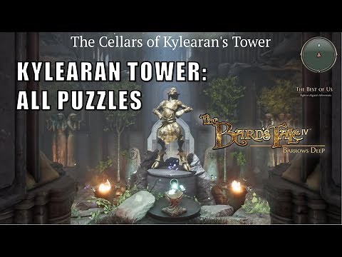 Kylearan's Tower: All puzzles solution (Bard's tale 4)