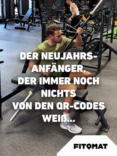 Effektives Training mit QR-Code im Fitnessstudio