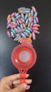 A unique & beautiful flower vase, making with waste plastic strainer & craft paper | SR Rangoli