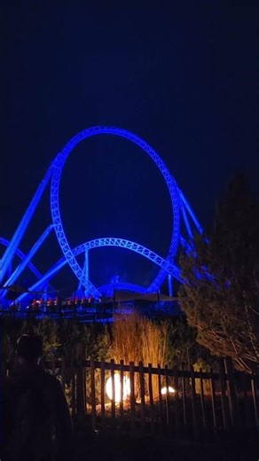 Blue fire megacoaster at Europa Park