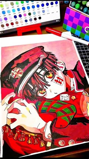 This Hanako-kun Drawing Will Blow Your Mind 😳🎨 #初音ミク #DECO27 #チェリーポップ #miku #hatsunemiku