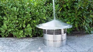 9 Inch Round Chimney Cap,Adjustable Roof Cap for Vents,Chimney Cap with Screen in Stainless Steel,Round Rain Cap for All-Round Chimney Protection,Round Roof Rain Chimney Cover,9 Inch Round Chimney Cap