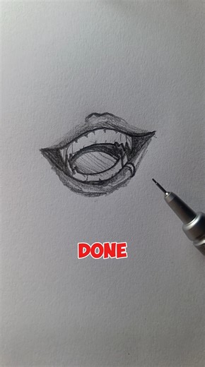 Drawing Different Anime Mouth Expressions #art #shorts #foryou #tutorial #satisfying #anime #sketch