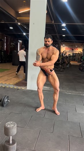 Drx Deepak Kumar on Instagram: "Kalu Gujjar looking full and flat today 🔥 Just 2 days away from carb loading — and the confidence, conditioning, and posing are already on point 💪 Every muscle tells a story of discipline and grind 💥 We’re locked in and ready to dominate the stage! 🏆🔥 #ClassicPhysique #KaluGujjar #CompetitionPrep #TheClub777 #BodybuildingMotivation #HardWorkPaysOff #StageReady #PeakWeek #ConfidenceIsKey"