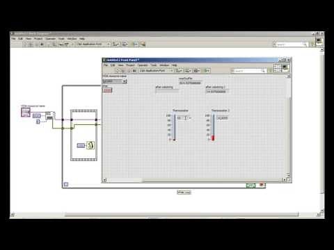 Arduino & Labview with 2 DS18B20 (serial)