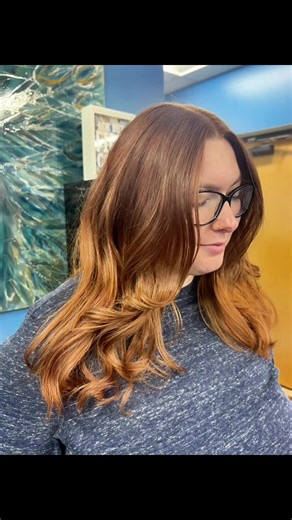 Copper Cashmere Hair Transformation by Erin Harris