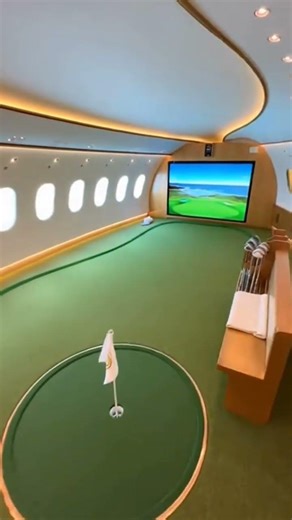 "$80M Private Jet w/ Bedroom, Golf Room & Mini Pool Luxury Shock ✈️💎 Like, Subscribe,Comment & Share