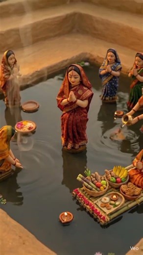 #DIY Miniature Chhath Puja Celebration | Chhath Puja decoration for Dolls 🪔🧡