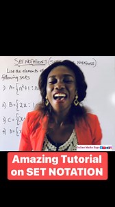 1.7K views · 89 reactions | An engaging tutorial on SET NOTATIONS. #sets #algebra #viralfacebookvideo #viralmath | Online Maths Expo | Facebook