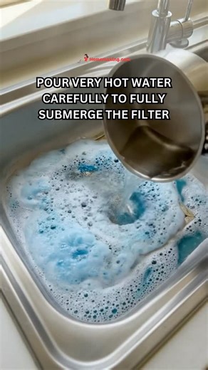 Tips4home on Instagram: "Easy way to clean a range hood filter and cut through greasy buildup fast. #RangeHoodFilterCleaning #VentHoodCleaning #RangeHoodMaintenance"