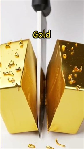 gold vs. silver vs. platinum | cutting & sound effect | #funnyvideo #scienceexperiment #child