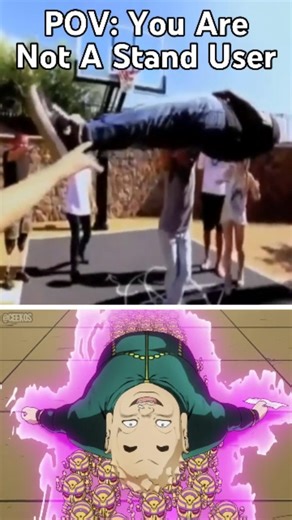 POV: You Are Not A Stand User #dio #jojo #jojosbizarreadventure #memes #anime #jojomemes #jotaro #josukehigashikata | Ceekos