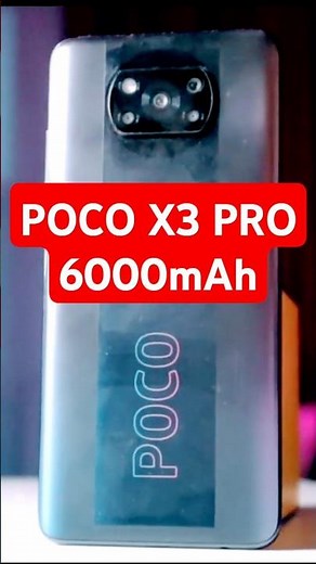 6000mAh in POCO X3 PRO new Xiaomi battery #otomosem #smartphone #xiaomi