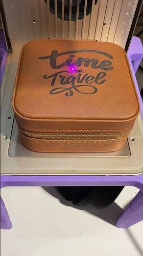 Custom Wedding Travel Jewelry Case Made on the xTool F2