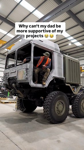 ; mount it on the truck; fit doors and windows; paint it; rebuild the truck Then it’s handed back over to us with 8 weeks to then fit it all out with kitchens, bathrooms, bed, seating, heating, plumbing, electrical; sound systems, dog cave, fit winches; roof racks and soooo much more I’m up for the challenge and I reckon we’ve got it Whereas Mr Skeptical doesn’t Who’s side are you on Gulp 🛻 Brand ambassador @lanxshoes @hendersonsrelish Supported by @continental.tyres #travel #overland #truck #v