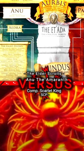 Anu the amaranth (Elder Scrolls) VS Scarlet King (Scp) who is stronger