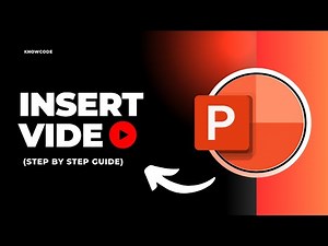 How to Insert video in PowerPoint Presentation (Quick And Easy)
