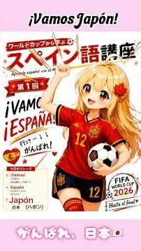 🇪🇸第1回 スペイン語講座 ⚽ワールドカップで学ぶスペイン語