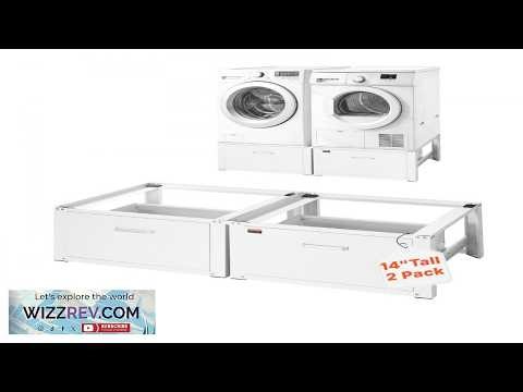 VEVOR Laundry Pedestal 14 in Height Washer and Dryer Pedestals with Drawer