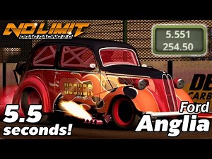 Fastest Ford Anglia Tune - 5.5 Seconds 1/4 Mile! New Retro Car v2.4.212 | No Limit Drag Racing 2.0