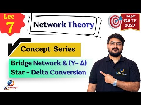 Bridge Network Made Easy + Star–Delta Trick 🔥 | Network Theory | Gate Concepts | #gate2027