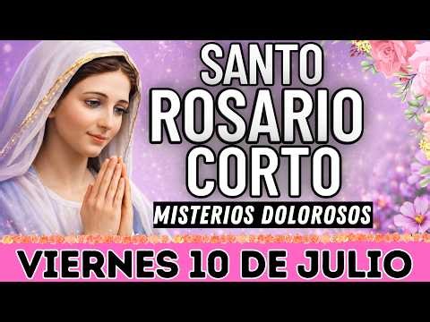 Santo Rosario De Hoy Viernes 10 Julio💜Dolorosos| Para ese milagro Urgente| Rosario a la Virgen María