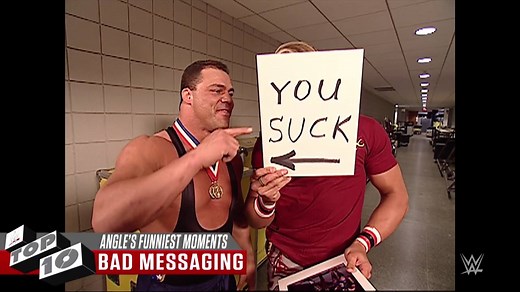 When he wasn't dishing out Angle Locks and Angle Slams, WWE Hall of Fame inductee Kurt Angle wasn't afraid to have a little fun... | WWE