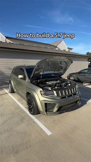 How to build a 5.7 jeep. #Srt #trackhawk #srtjeep | 5.7 jeep grand cherokee