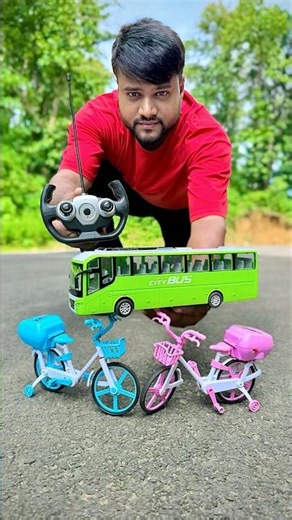 AMR Electric Bicycle and Remote Control Naya City Bus Unboxing🔥