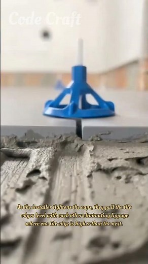 Tile Leveling with a Cap System🫶🏻