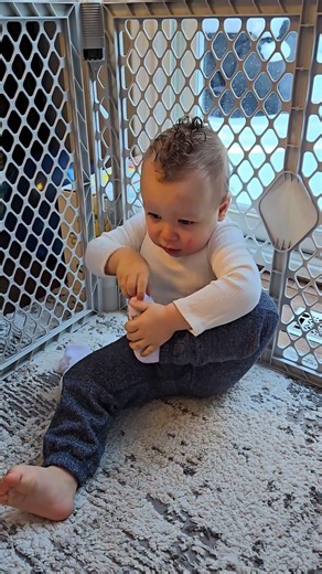 Twin Taking off socks