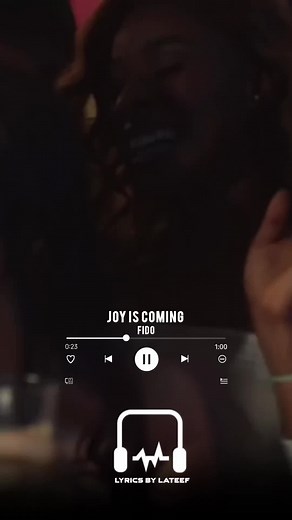 Joy is Coming by Fido - Lyrics Overview
