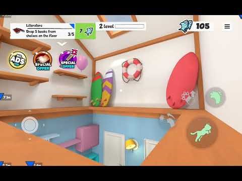 Σκάμε μπαλόνια στο I AM A CAT!!!