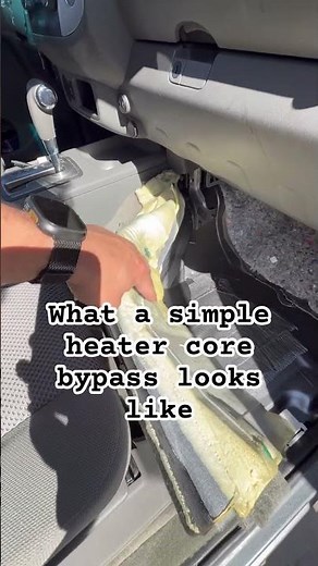 A quick look at heater core bypass for almost every car. Not a long term fix but works.