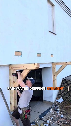 This Simple Canopy Fixed a Huge Home Problem #DIY #build #renovation #learnontiktok #tiktoklearningcampaign