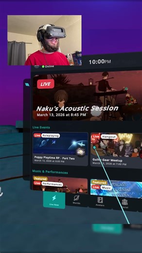 How to check out Live Shows and Concerts in VRChat