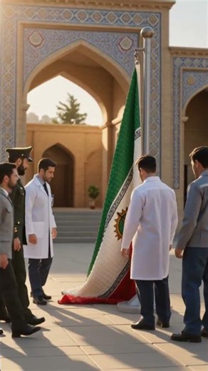 LEGO Iran Flag Assembly